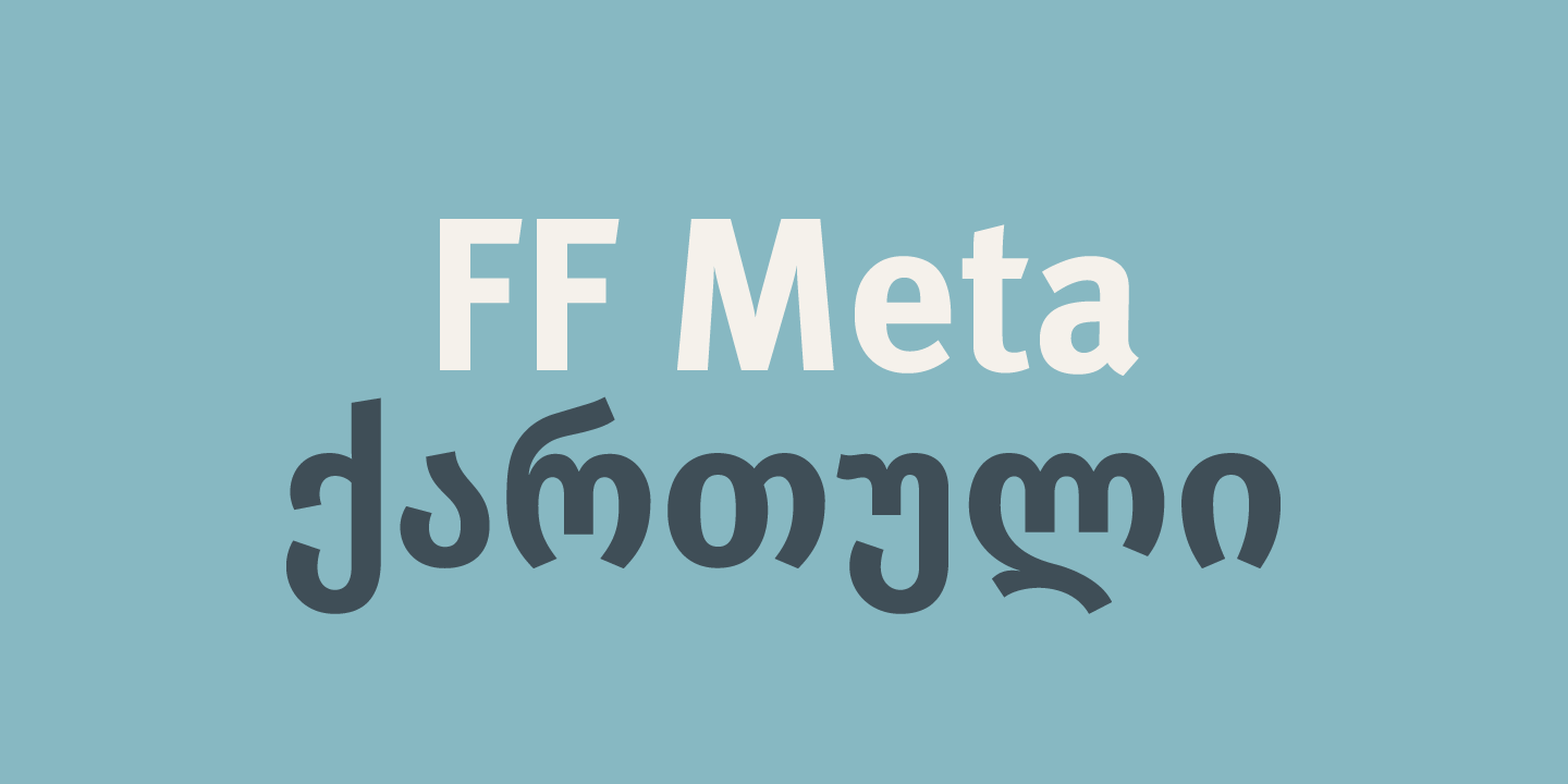FF Meta Georgian